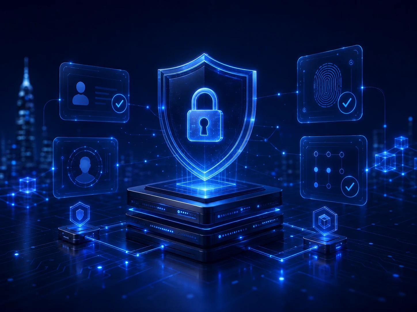 Legacy NFTY account security with encrypted access, identity verification and protected data systems